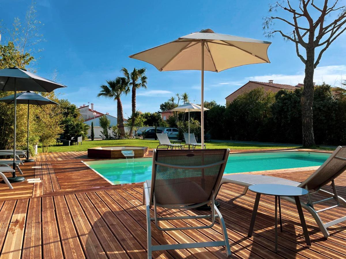 فندق Domaine Le Courti - Adult Only Le Barcarès المظهر الخارجي الصورة